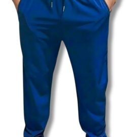 RightWay International Trading Men’s Athletic Sweatpants with Zipper Pockets Tapered Joggers