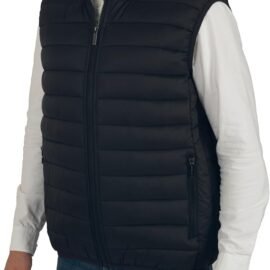 Clark Mens Puffer Vest Down Alternative Water Resistant Packable Outerwear Zip Up Pockets Warm Versatile Layer